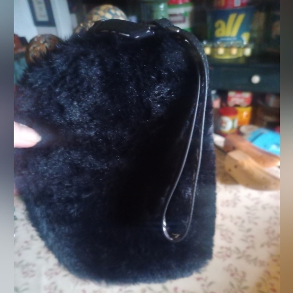 Faux Fur Clutch Wristlet Purse - Picture 3 of 5